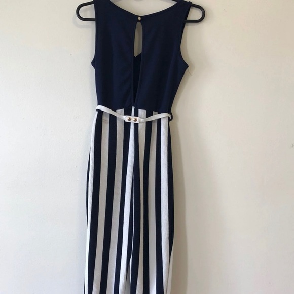 Blue & white jumpsuit - Picture 5 of 6